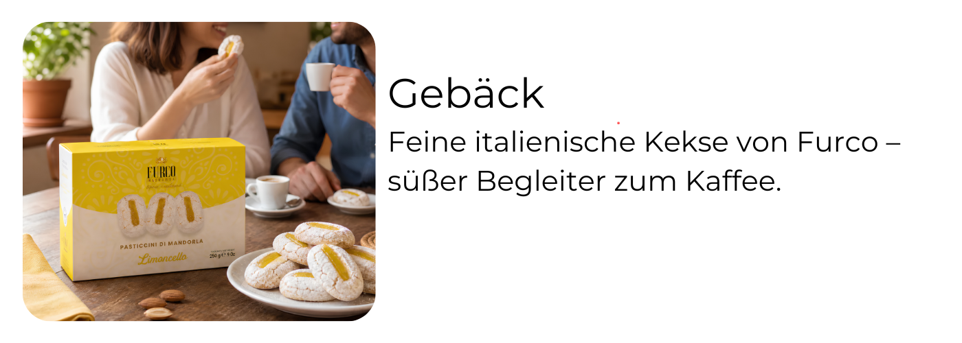 Furco Mandelgebäck aus Sizilien – Pasticcini di Mandorla und Ricciarelli in Geschenkbox