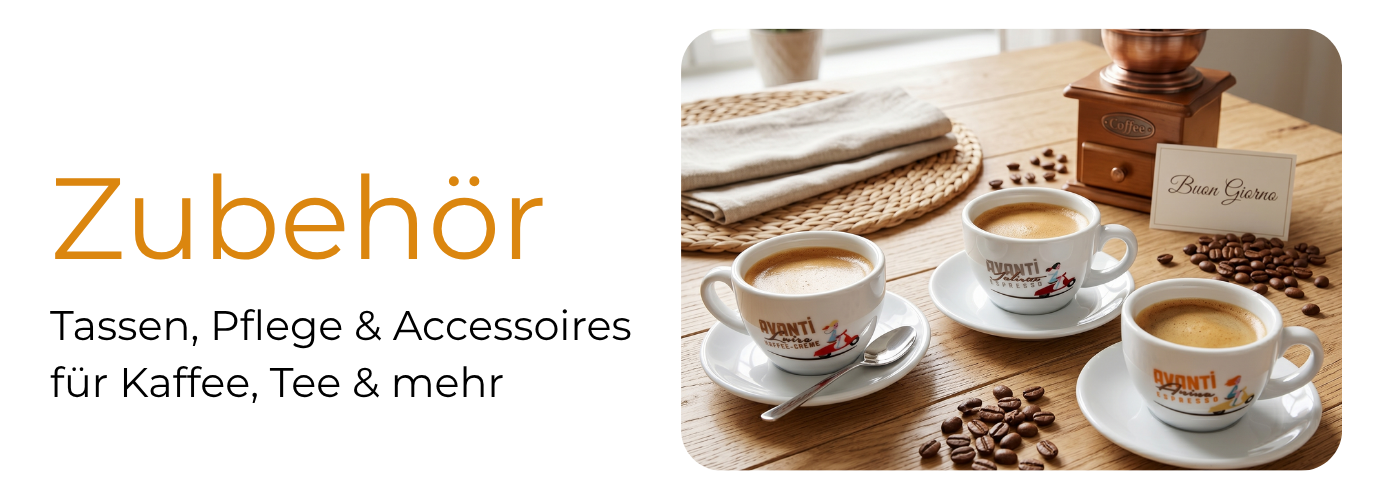 Kaffeezubehör kaufen – Espressotassen, Reinigung & Accessoires bei EspressoMarket