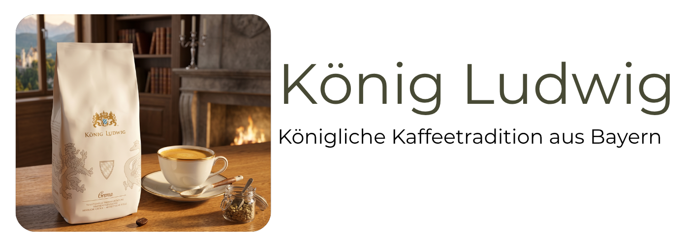 König Ludwig Espresso und Crema Kaffeebohnen kaufen – Meisterwerke der Kaffeekunst