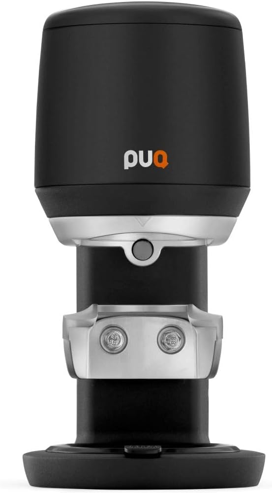 Avanti Puqpress Mini Automatischer Espresso Tamper, Schwarz, 58mm, Gen 6, Einstellbarer Druck 10-30 kg, auch für Heimgebrauch