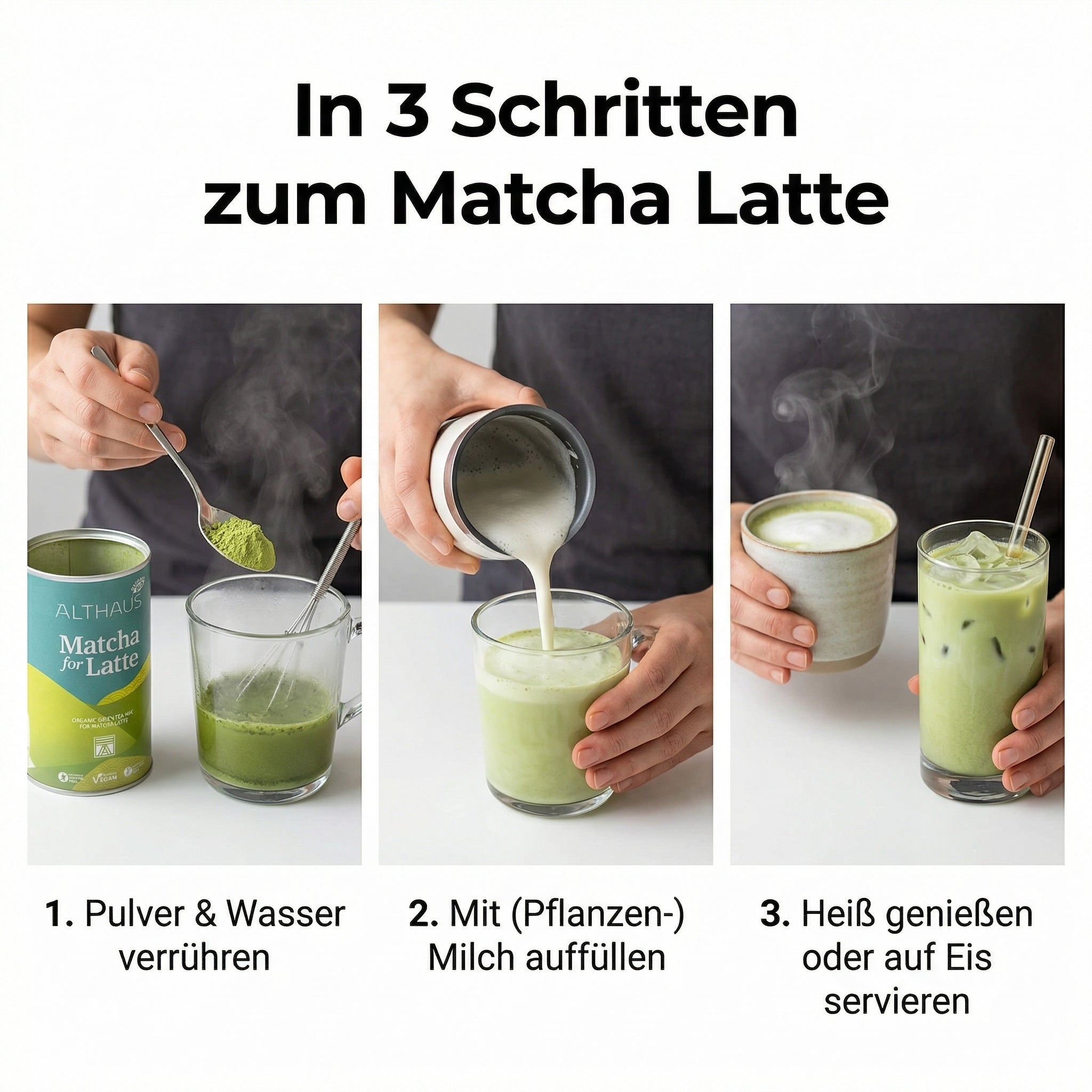 Althaus Bio - Matcha For Latte - 400g