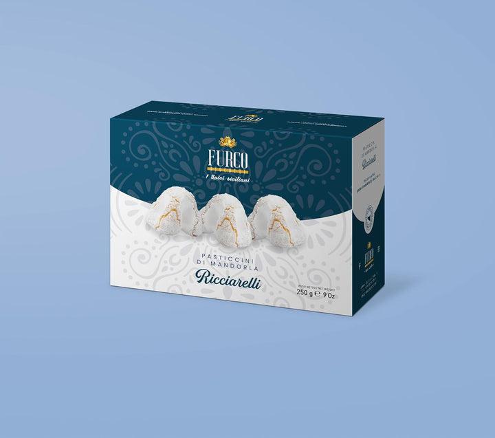 Furco Pasticcini di Mandorla Ricciarelli, Italienisches Mandelgebäck, 250g