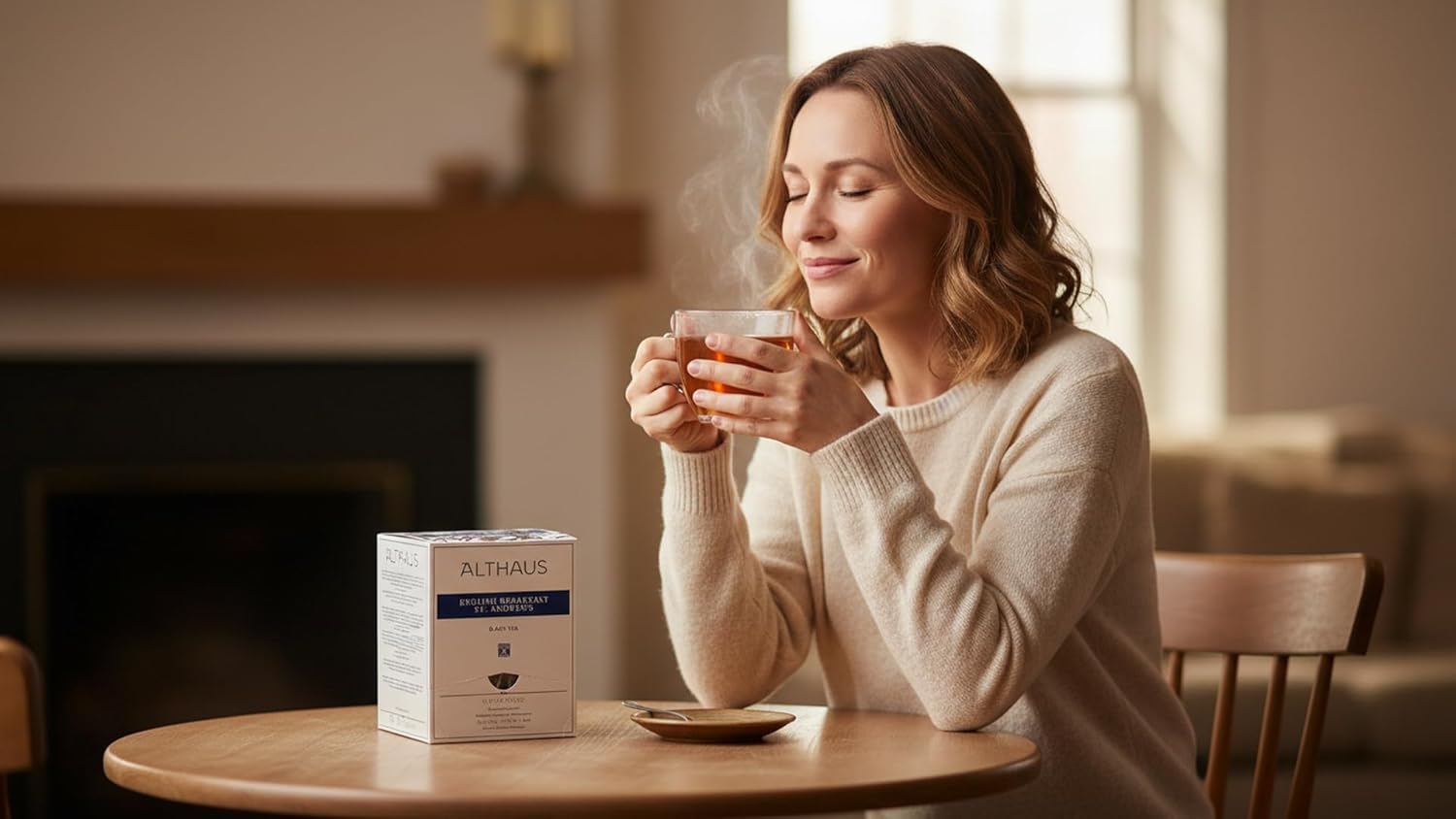 Althaus English Breakfast St. Andrews, Schwarzer Tee, 15 Pyramidenbeutel, 41,25g