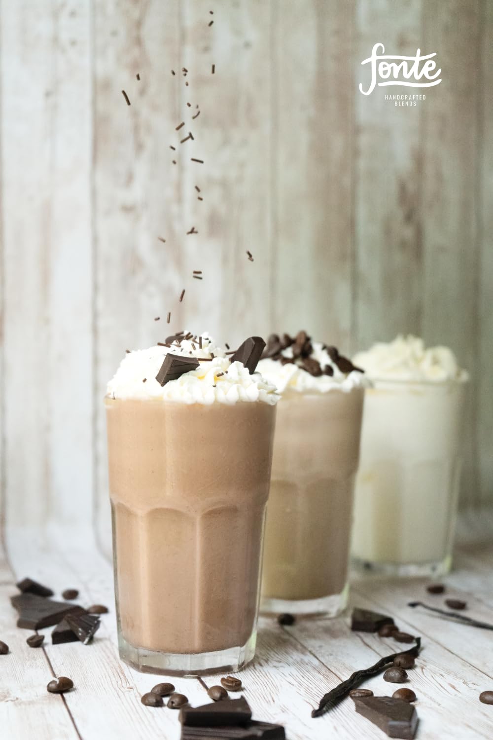 Vegan Coffee Frappé, Handcrafted Blends, Medium Gerösteter Kaffee aus Brasilien, 2kg Packung für ca. 50 Getränke