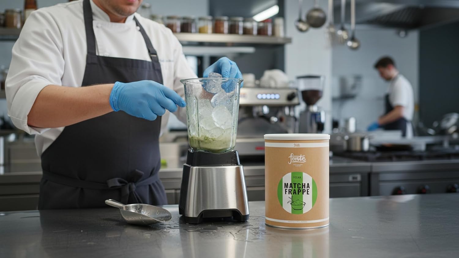 Fonte Coconut Cream Frappé, Vegane Kokosnuss Frappé Mischung, Handgefertigte Blends, Milchmixgetränk 2 kg