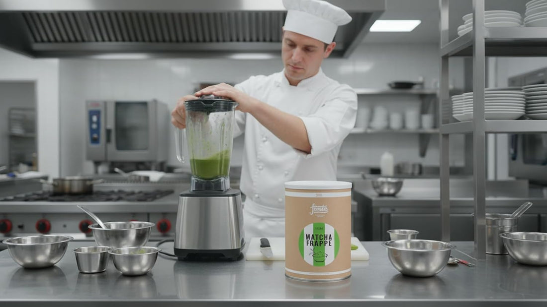 Fonte Matcha Frappé, Veganes Matcha Getränkepulver, Handgefertigte Mischung, 2 kg