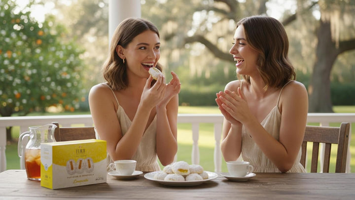 Furco Pasticcini di Mandorla Limoncello, Italienisches Mandelgebäck mit Zitrone, 250g