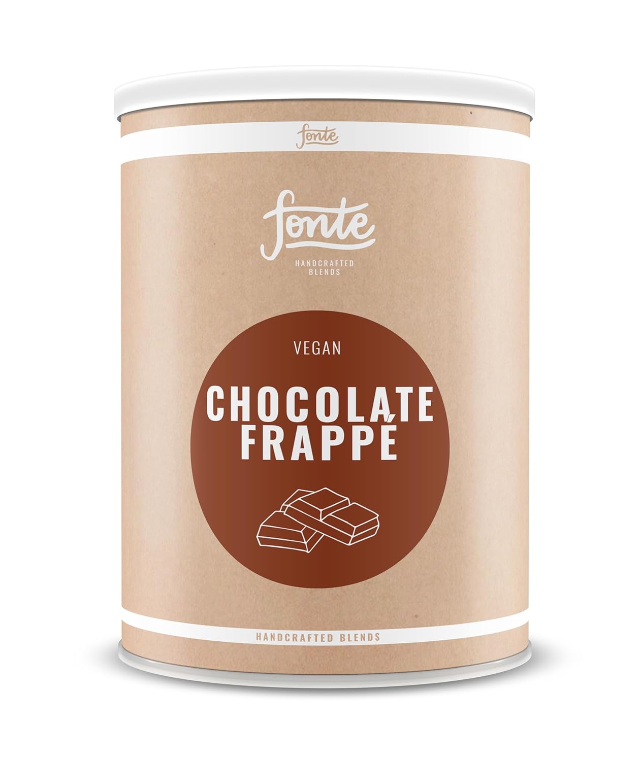 Fonte Vegan Chocolate Frappé, Handcrafted Blends, 2 kg, 20% echte Schokolade, 50 Drinks