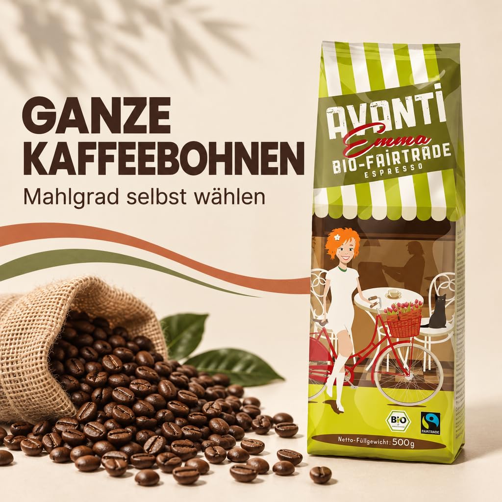 AVANTI Kaffeebohnen Probierset, 4 x 500 g, Espresso & Kaffee Crème