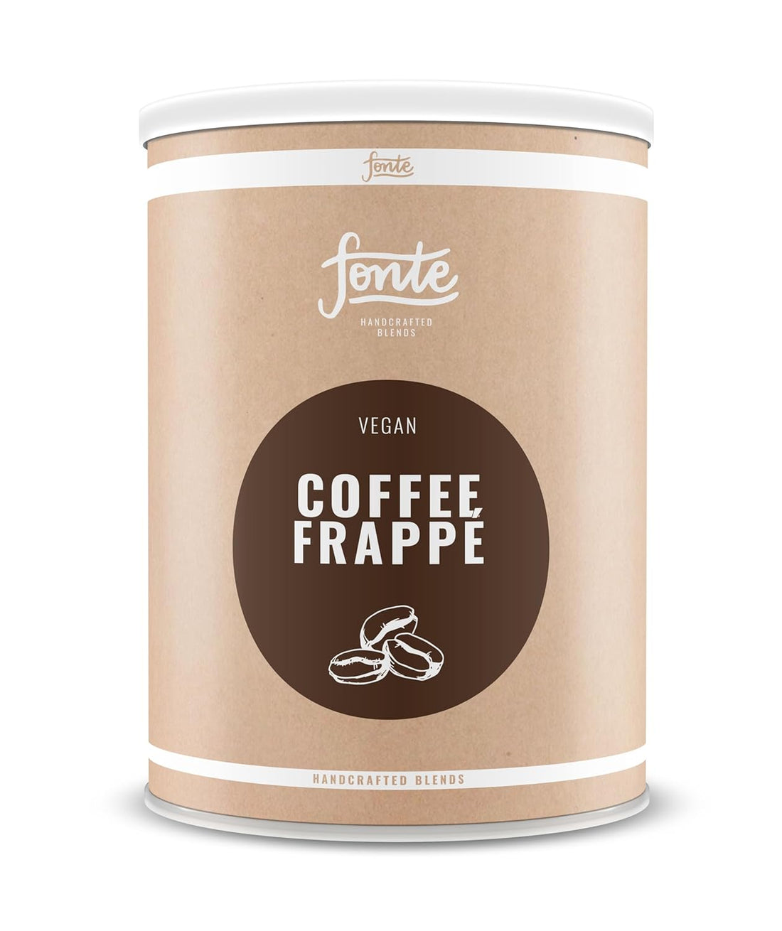 Vegan Coffee Frappé, Handcrafted Blends, Medium Gerösteter Kaffee aus Brasilien, 2kg Packung für ca. 50 Getränke