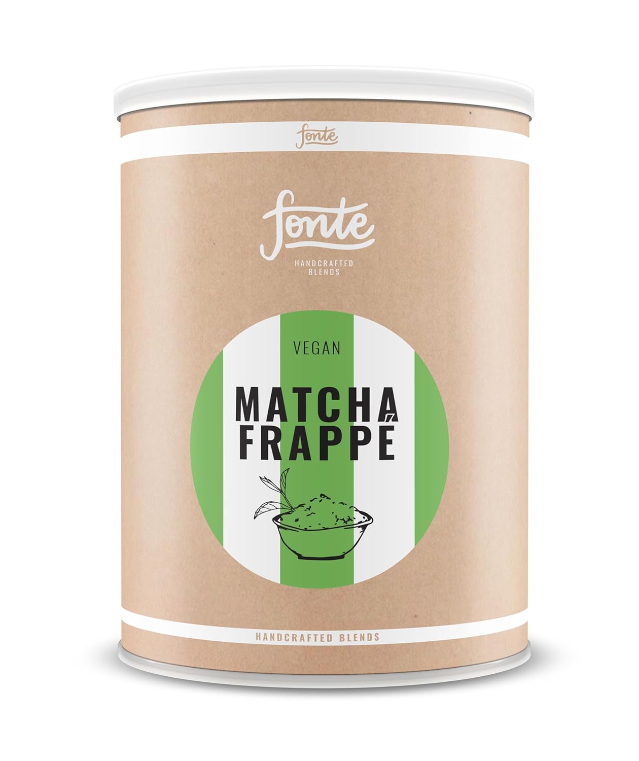 Fonte Matcha Frappé, Veganes Matcha Getränkepulver, Handgefertigte Mischung, 2 kg