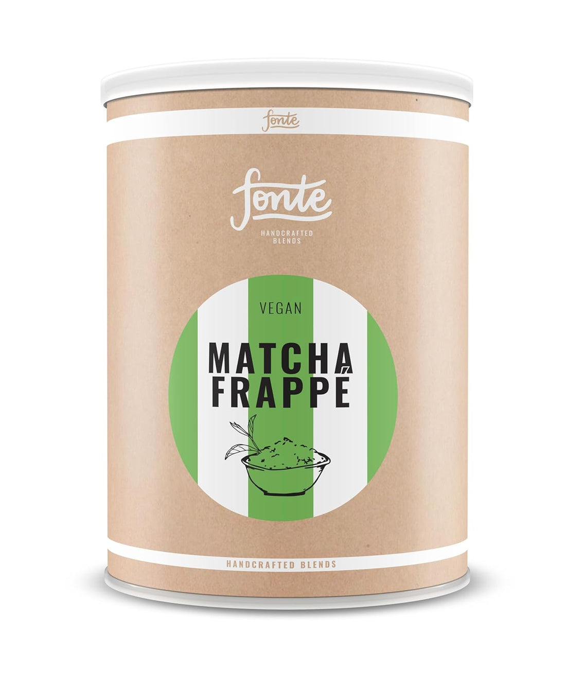 Fonte Matcha Frappé, Veganes Matcha Getränkepulver, Handgefertigte Mischung, 2 kg