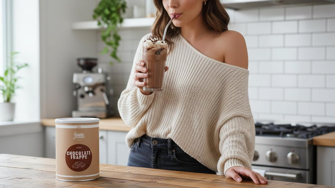 Fonte Vegan Chocolate Frappé, Handcrafted Blends, 2 kg, 20% echte Schokolade, 50 Drinks