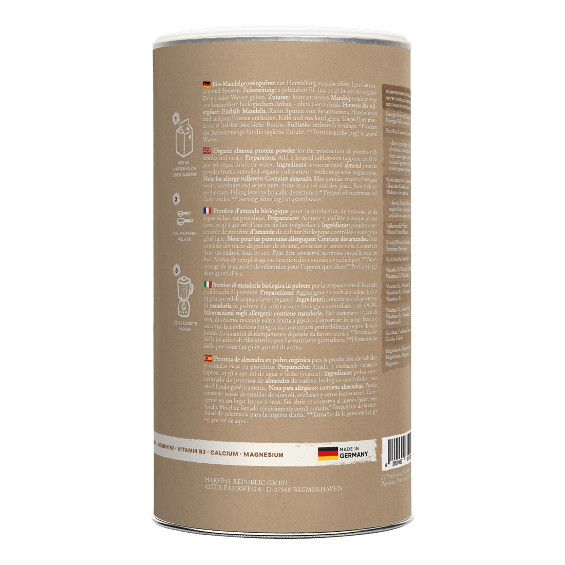 Almond Protein - Natural