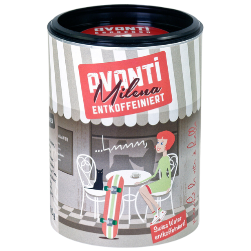 Caff Avanti - Milena - Entkoffeiniert 250g Dose - Bohnen