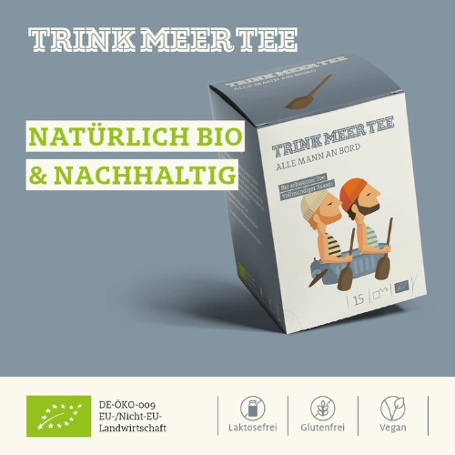 Trink Meer Tee - Alle Mann an Bord - Schwarztee - Beutel 15 x 3g 1