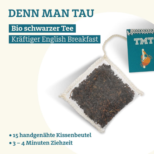 Trink Meer Tee - Denn Mann Tau - Schwarzer Tee - Beutel 15 x 3g 3