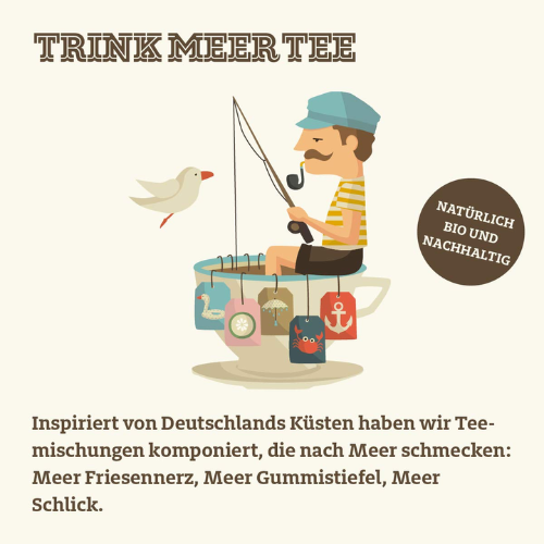 Trink Meer Tee - Punkt 5 am Hafen - Schwarzer Tee - Beutel 15 x 3g 5
