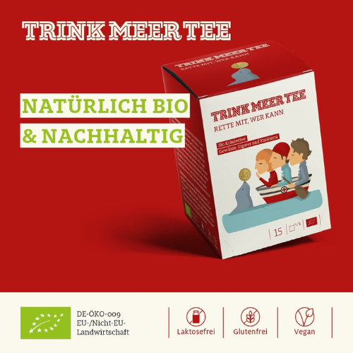 Trink Meer Tee - Rette mit, wer kann - Frchtetee - Beutel 15x 3,5g 1
