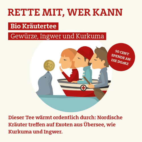 Trink Meer Tee - Rette mit, wer kann - Frchtetee - Beutel 15x 3,5g 2