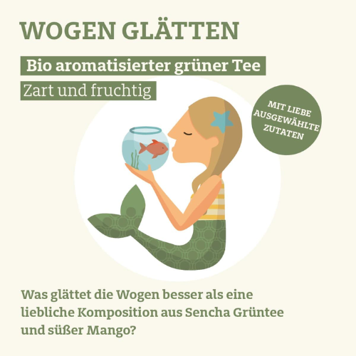 Trink Meer Tee - Wogen gltten - Grner Tee - Beutel 15 x 3g 2