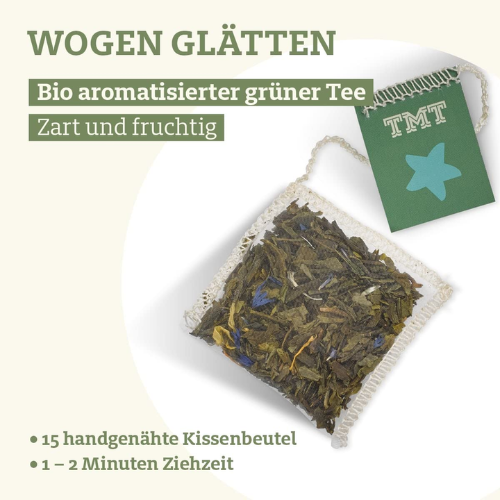 Trink Meer Tee - Wogen gltten - Grner Tee - Beutel 15 x 3g 3