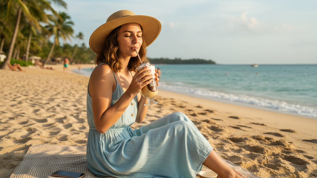 Vegan Coffee Frappé, Handcrafted Blends, Medium Gerösteter Kaffee aus Brasilien, 2kg Packung für ca. 50 Getränke