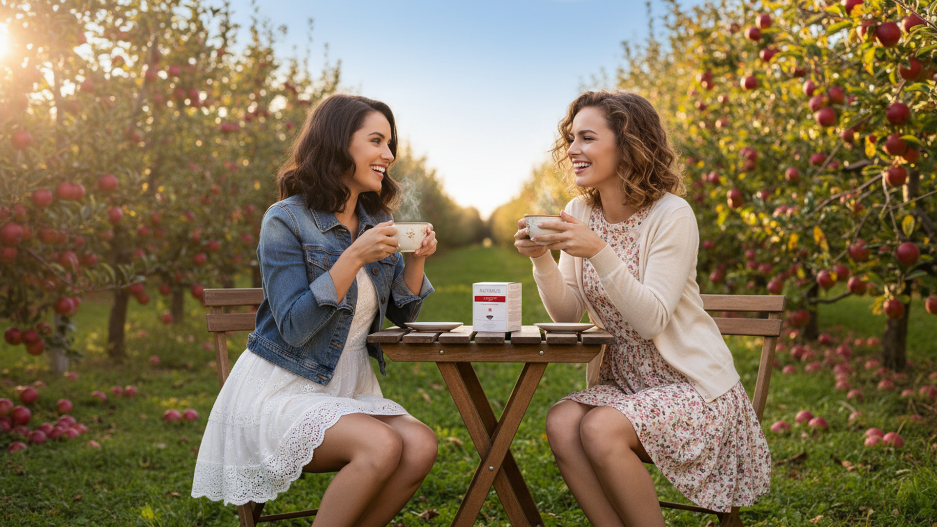 Althaus Persischer Apfel, Aromatisierter Früchtetee, 15 Pyramidenbeutel, 41,25g, Apfel-Zitrone Geschmack