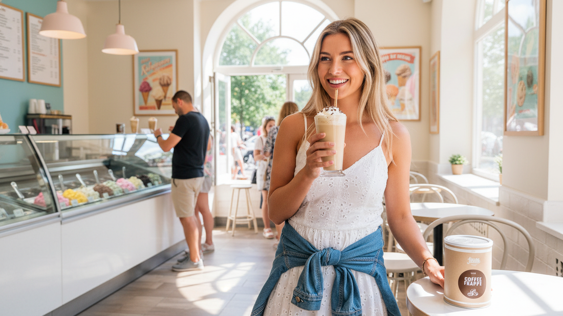 Vegan Coffee Frappé, Handcrafted Blends, Medium Gerösteter Kaffee aus Brasilien, 2kg Packung für ca. 50 Getränke