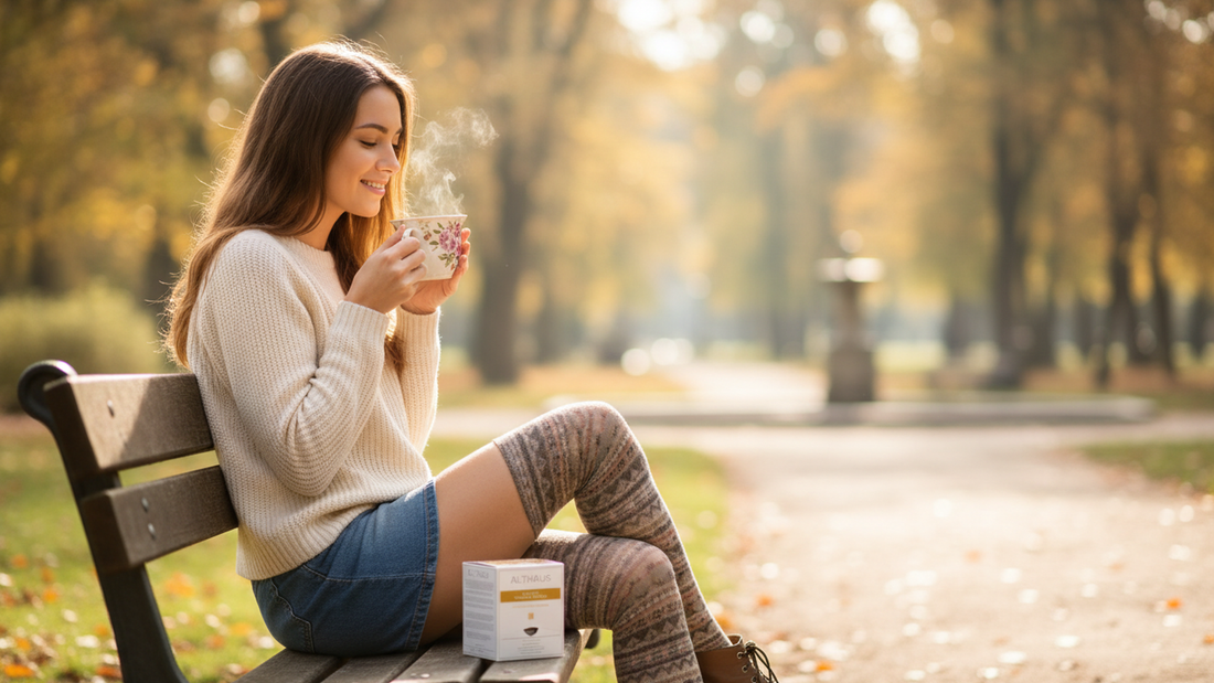 Althaus Rooibos Vanilla Toffee, Aromatisierter Kräutertee, 15 Pyramidenbeutel, 41,25g