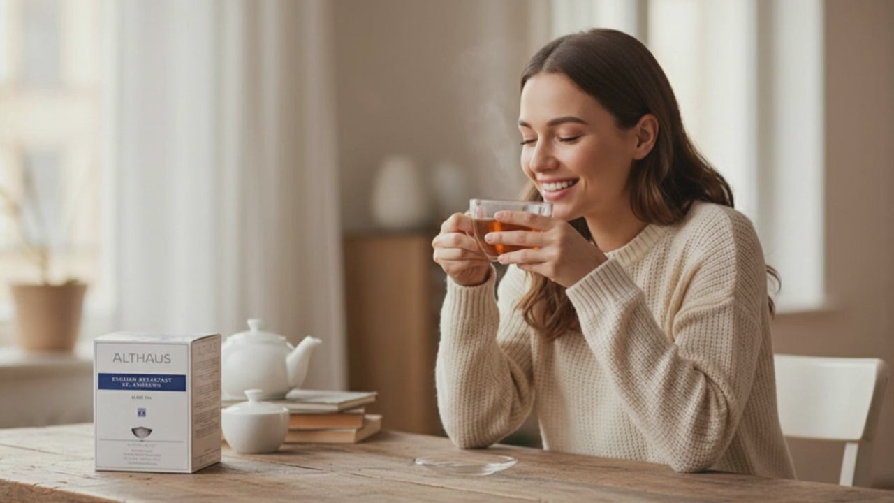 Althaus English Breakfast St. Andrews, Schwarzer Tee, 15 Pyramidenbeutel, 41,25g