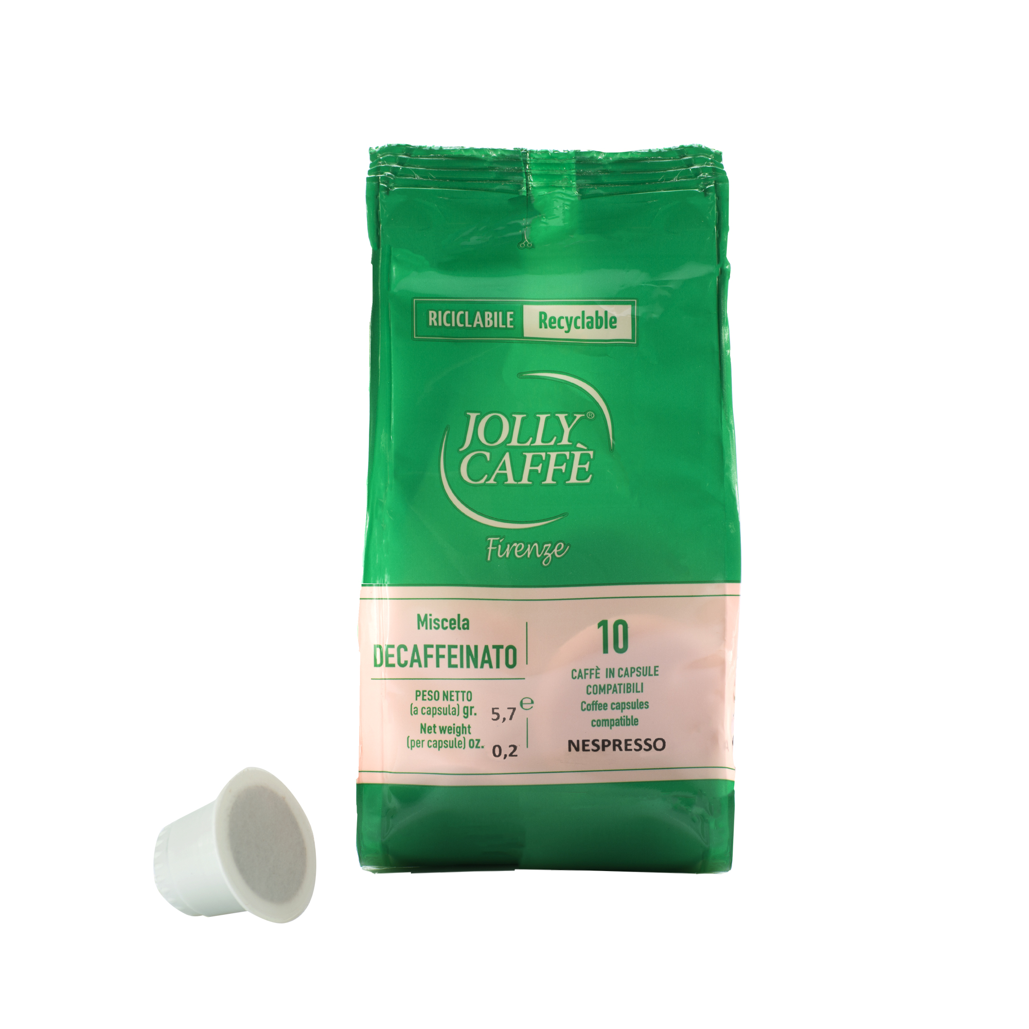 JOLLY Caffé - Koffeinfrei Kapseln - 100 Stk Box
