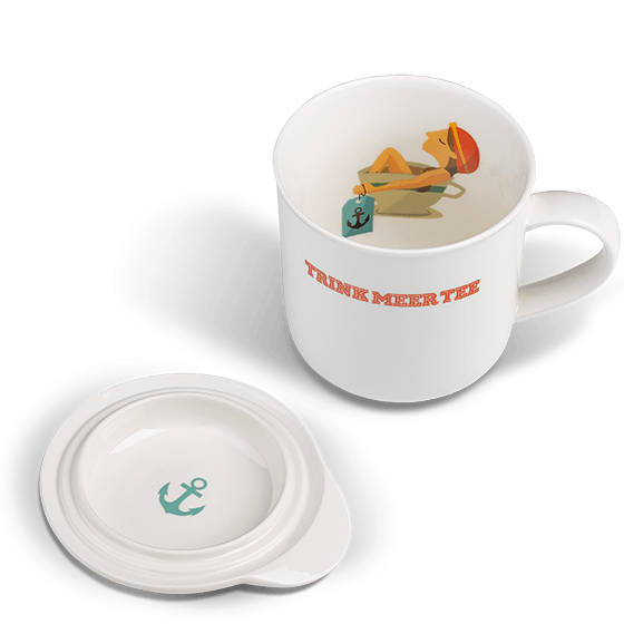anker-lichten1.png Trink Meer Tee - Anker lichten - Teebecher mit Motiv