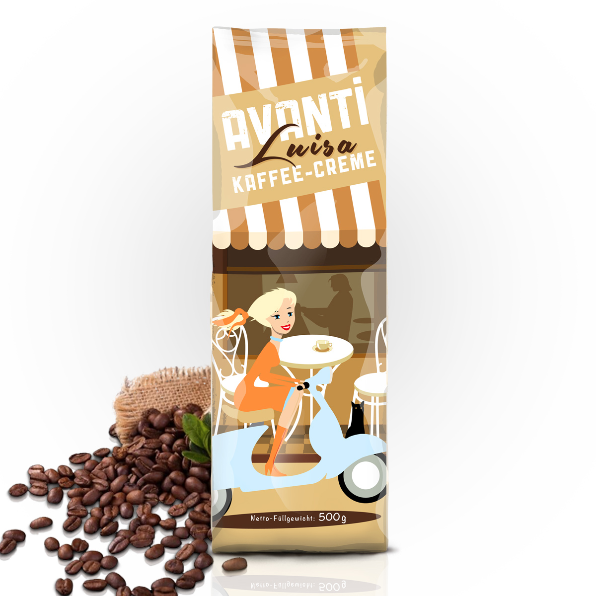 Caffè Avanti - Luisa - Kaffee Creme 500g - Bohnen