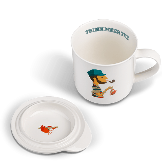 Trink Meer Tee - Denn Man Tau - Teebecher mit Motiv