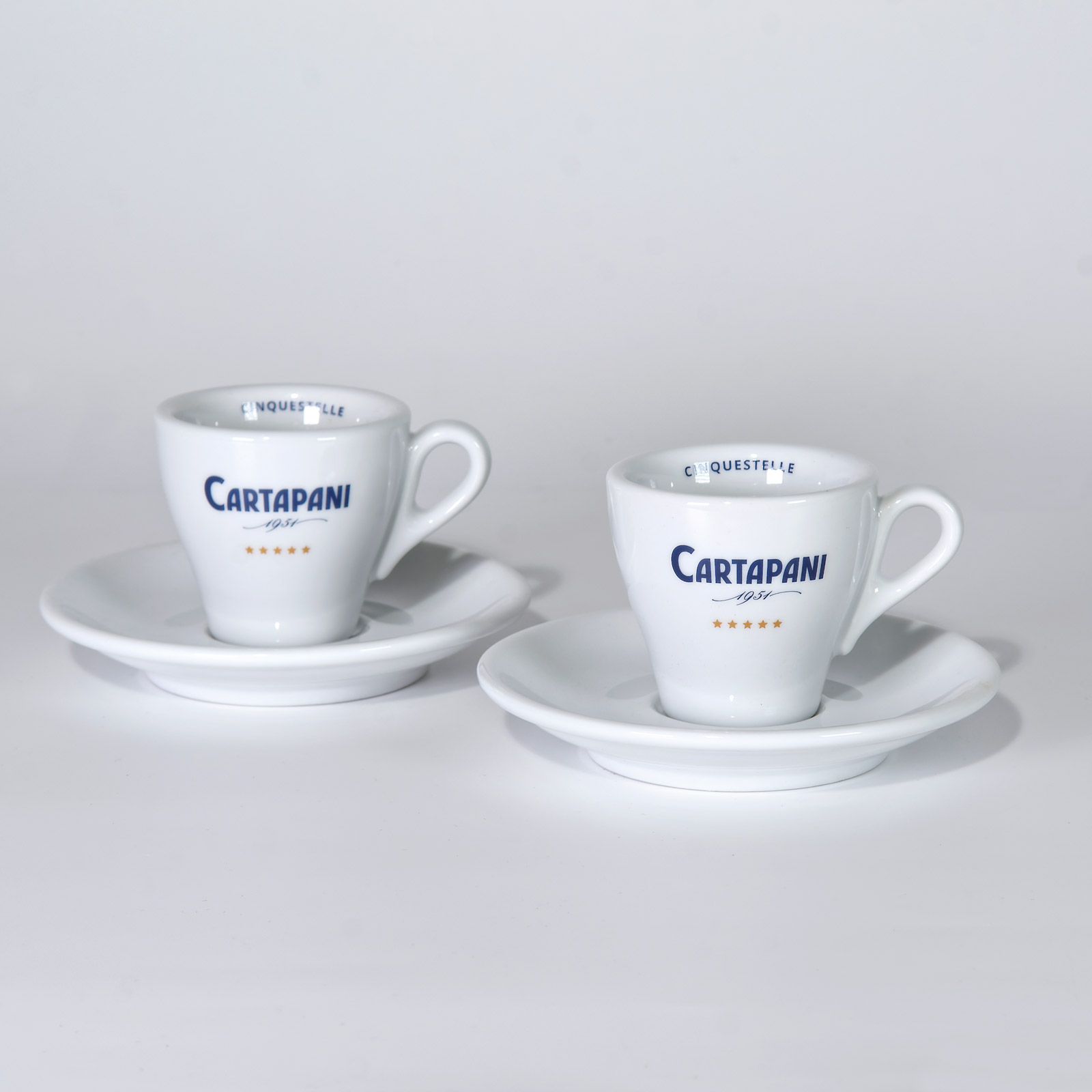 CARTAPANI Espressotasse - 2er Set inkl. Untertasse