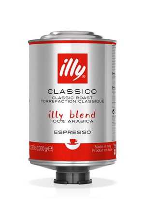 ILLY Kaffee - Espresso Classico 1500g Dose - Bohnen