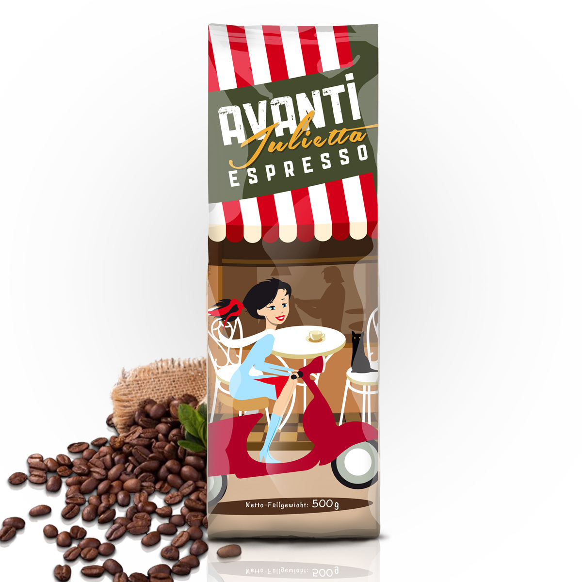 Caffè Avanti - Julietta - Espresso 500g - Bohnen