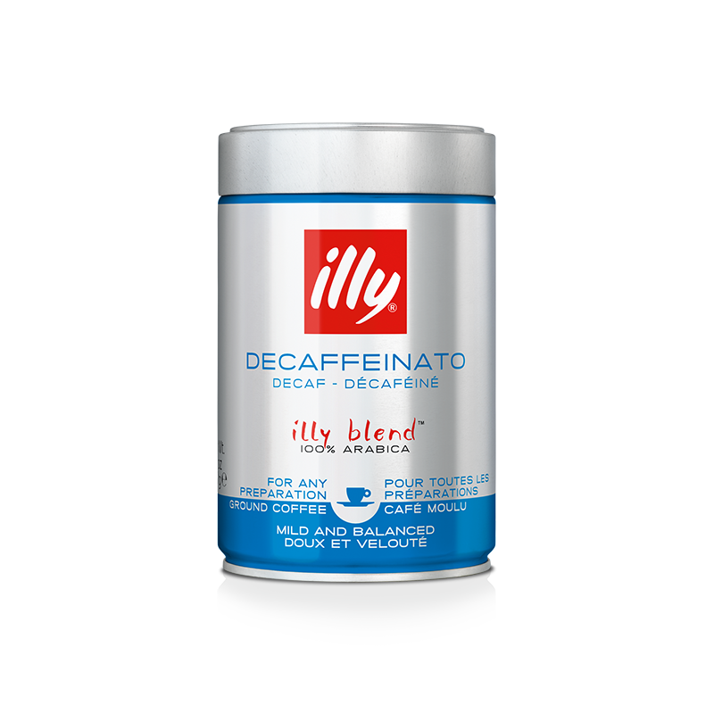 illy Kaffee - Koffeinfrei - 250g Dose - Gemahlen