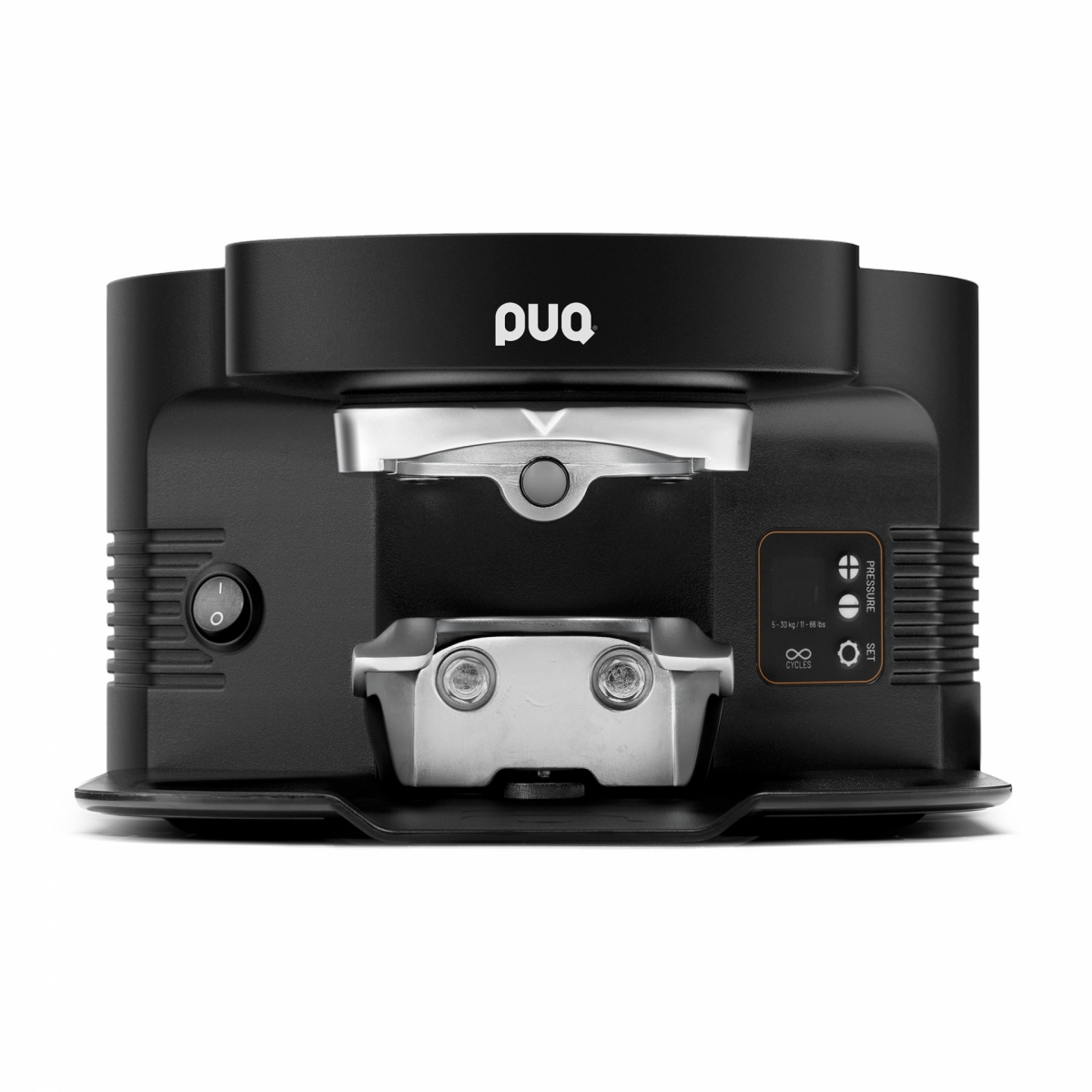 PuqPress M5 Unterbau für Mahlkönig E80S - Schwarz - 54,3mm Tamper