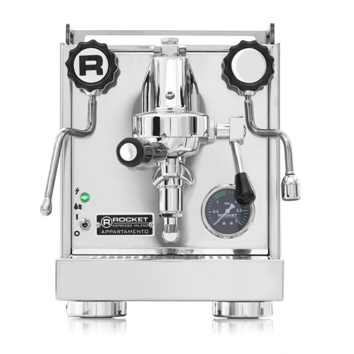 ROCKET Appartamento - Weiß/Kupfer - Siebträger - Espressomaschine
